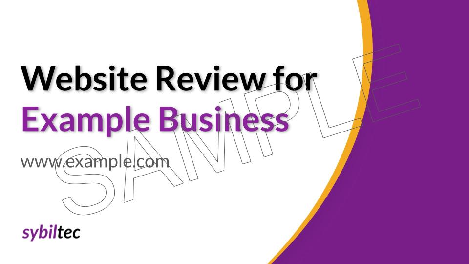 Sybiltec sample website review