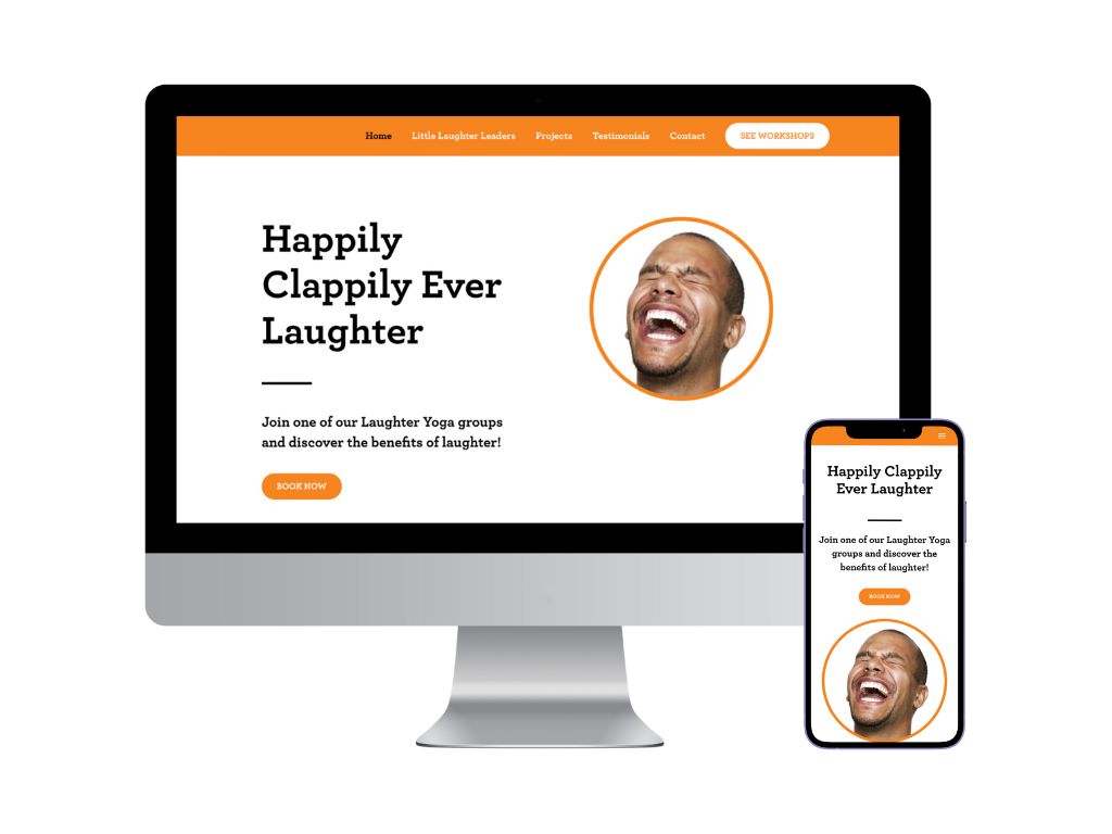 Happily Clappily Ever Laughter website