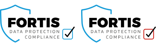 Fortis DPC logo - before and after