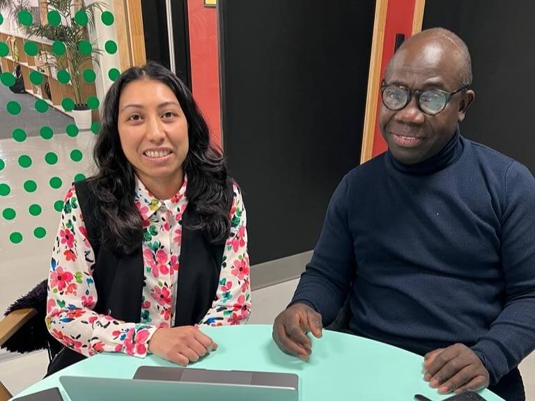 With Gabriel Ogunbiyi (Perfect Facilities)