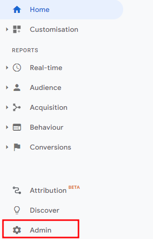 Google Analytics Admin